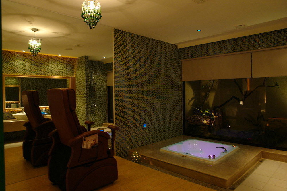 Qin Hai Motel Nantou Bagian luar foto